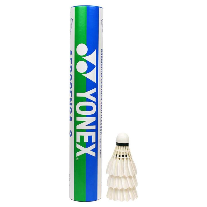 Yonex Aerosensa Shuttle | Box Pack of 12 | Best Feather Shuttle for Badminton Players and Beginners