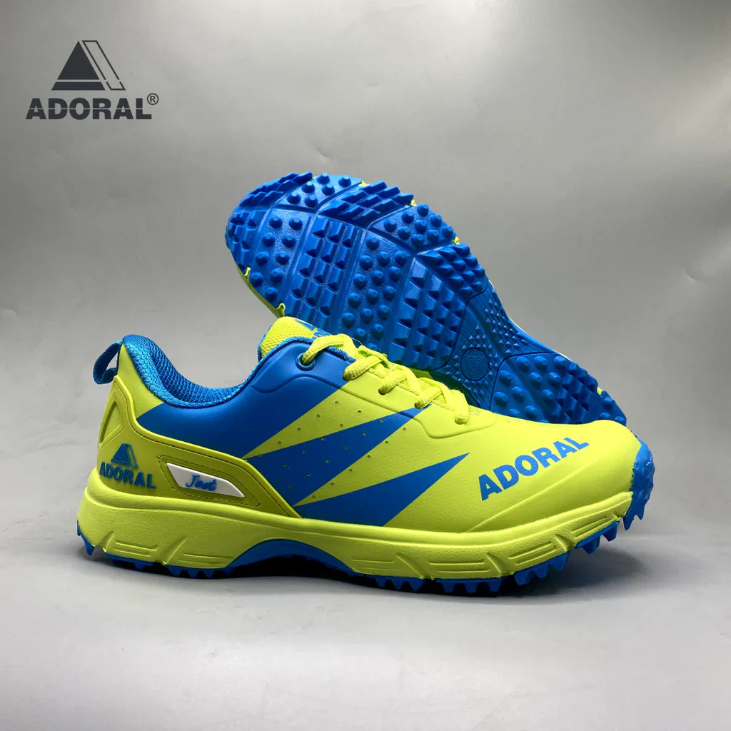ADORAL JEET GREEN BLUE CRICKET SHOES