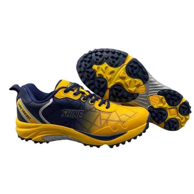 SHINE NEW EDITION CRICKET SHOES (YELLOW & BLACK)