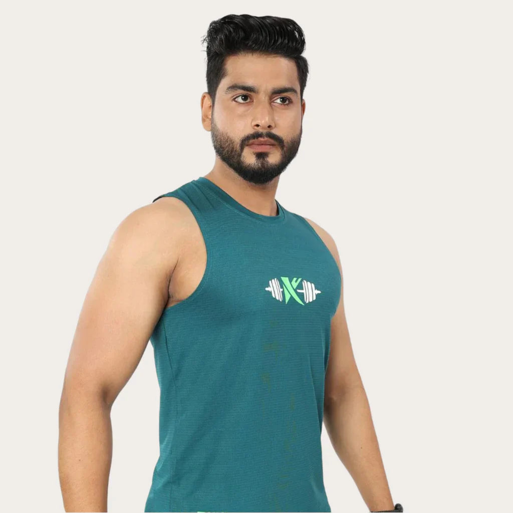 TANK TOP DRY FIT K BOX BLACK (IMPORTED)