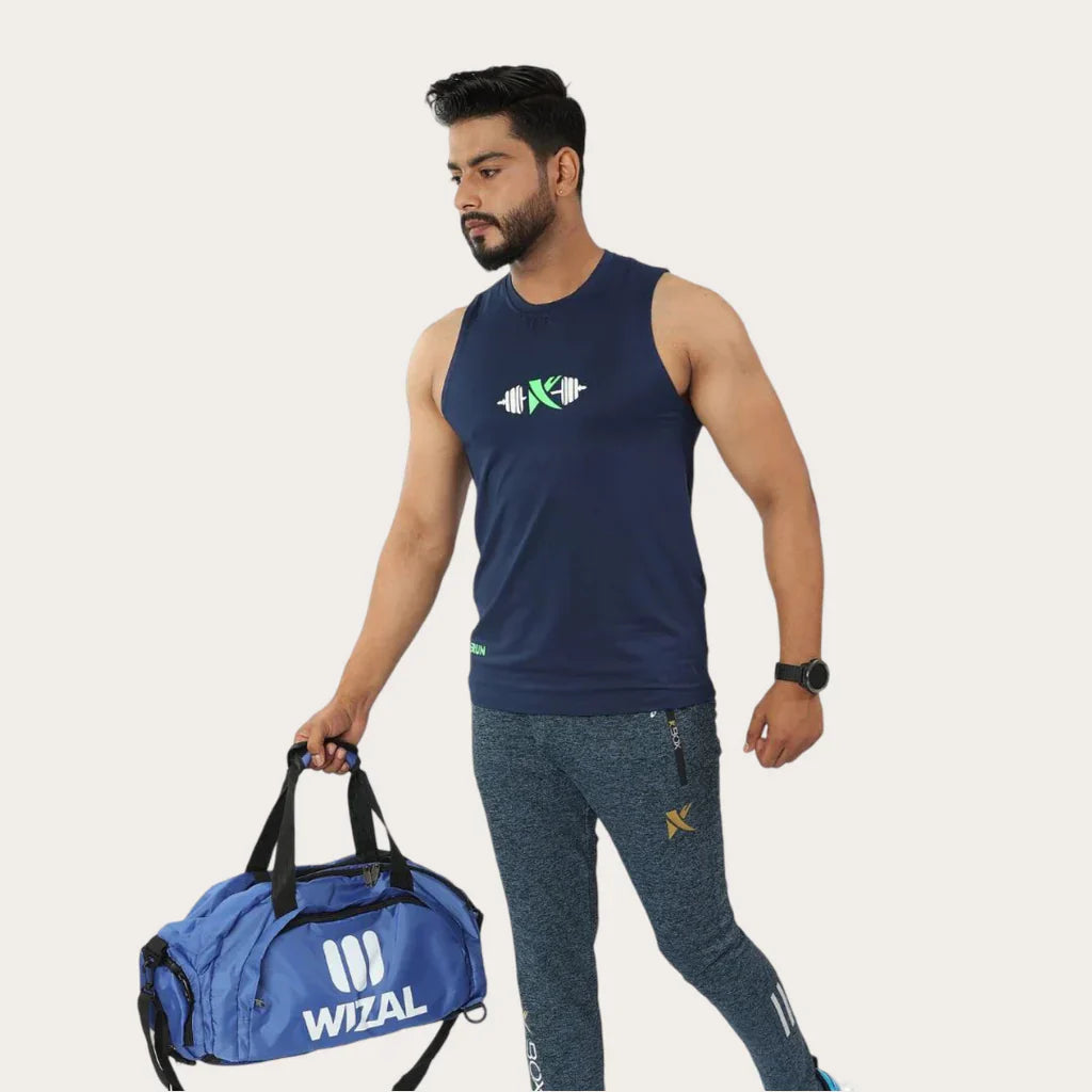 TANK TOP DRY FIT K BOX BLACK (IMPORTED)