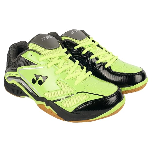YONEX Green & Black Power Cushion Badminton Shoes for Men