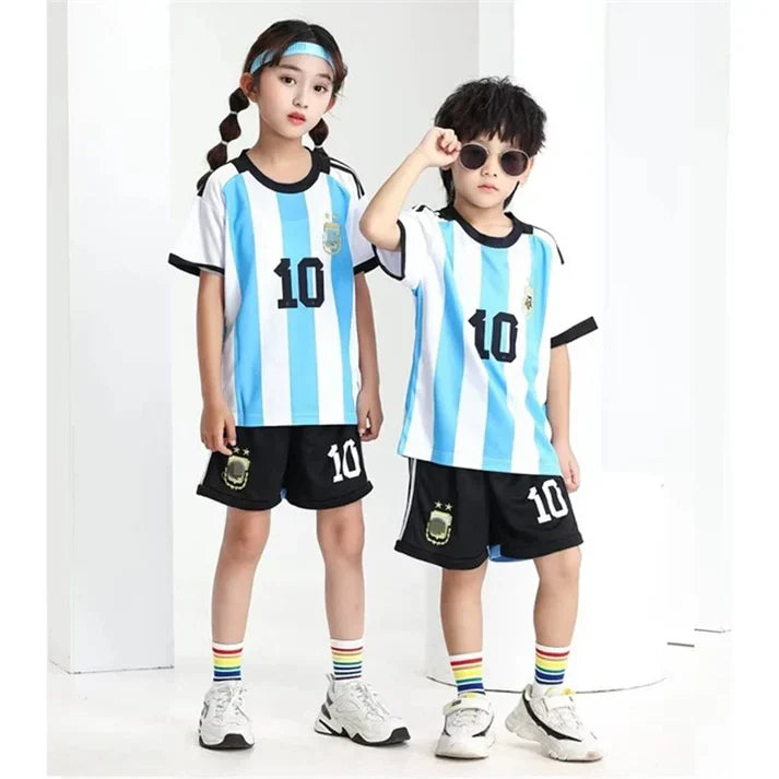 Argentina Foot ball Home Kit - Junior