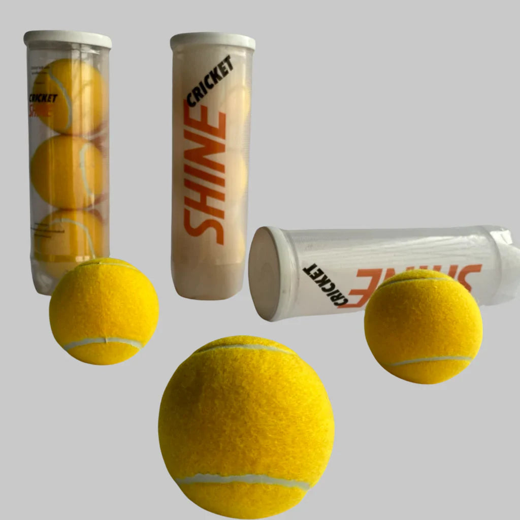 SHINE TENNIS BALL PACK OF 3 (IMPORTED)