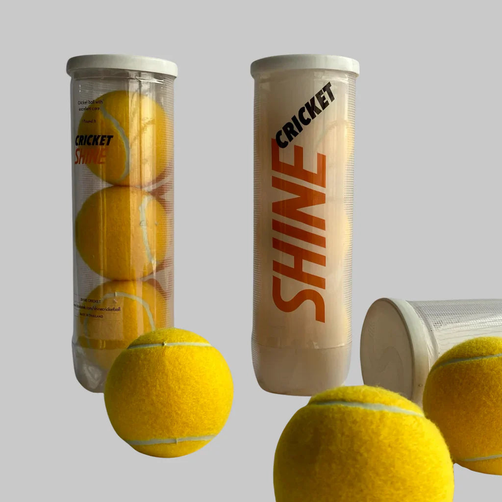 SHINE TENNIS BALL PACK OF 3 (IMPORTED)