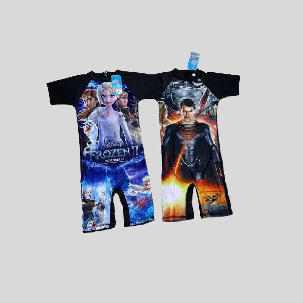 SWIMMING COSTUME CHARACTER GIRLS AND BOYS